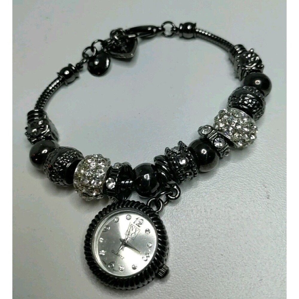 NY&C Charm Bracelet Watch